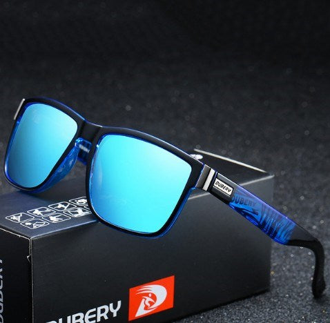 DUBERY Brand Design Polarized Sunglasses Men Driver Tints Male Vintage Sun Glasses For Men Spool Mirror Summer UV400 Oculos
