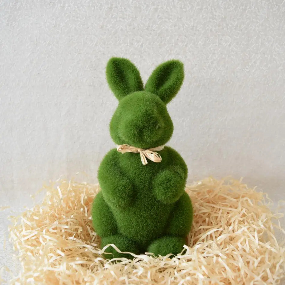 Easter Rabbit Model Doll Ornament Lovely Simulation Foam Easter Bunny Decoration Fairy Garden Miniatures Animal Model Home Decor