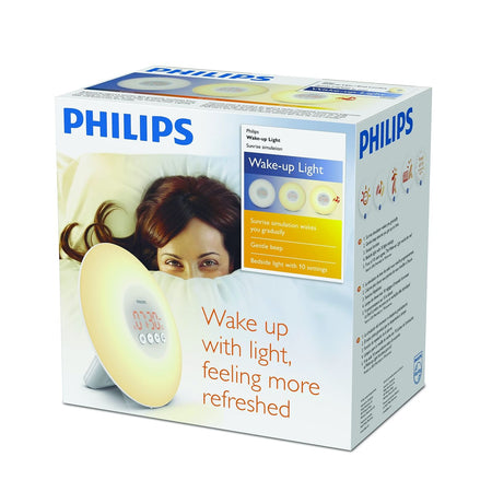 Philips Smartsleep Wake-Up Light Therapy Alarm Clock with Sunrise Simulation,...