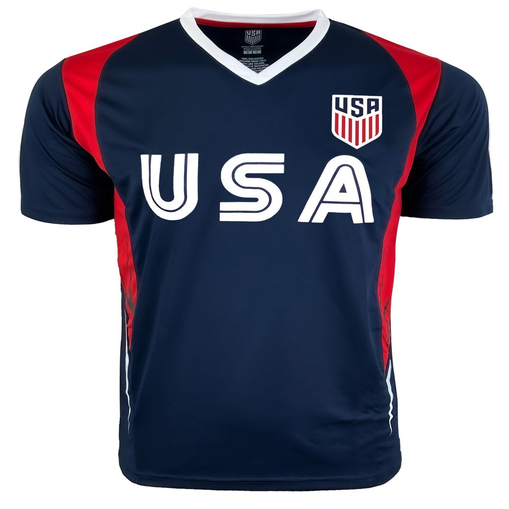 USA Soccer Shirt for Kids and Adults, US Soccer Licensed T-Shirt (YX)