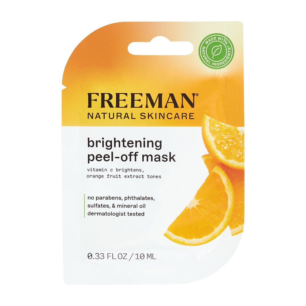 Natural Brightening Vitamin C & Orange Extract Peel-Off Facial Mask, for Normal Skin