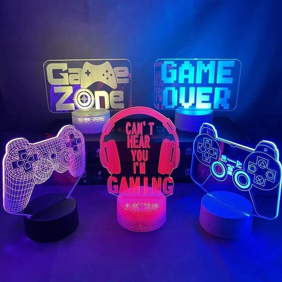 Remote Control Wireless LED Gaming Setup RGB Lamp USB Powered Gaming Room Lamp