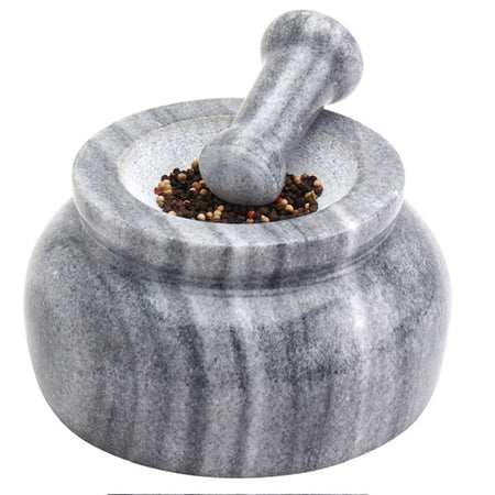 8.5" Marble Mortar & Pestle