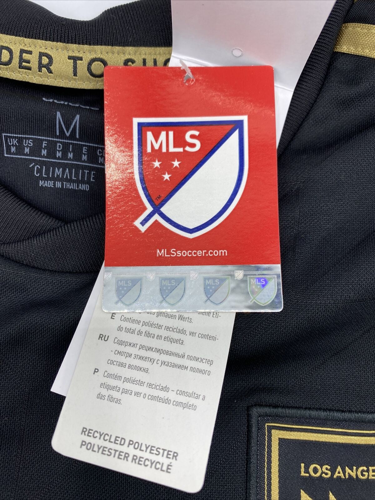Adidas 2019 LAFC Home Jersey (DY0313) Mens Soccer Medium NWT