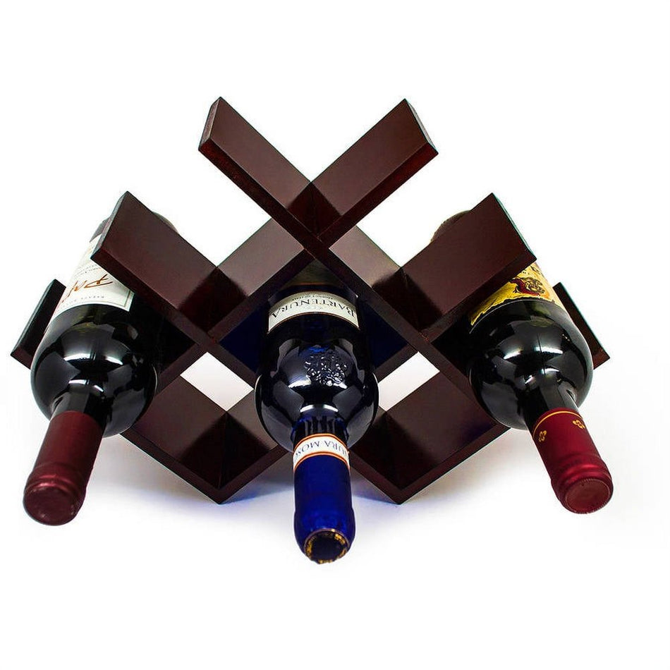 Butterfly Wine Rack, Comfortably Stores 8 Bottles of Your Favorite Wine, Sleek and Chic Looking Wine Rack, Great Addition to Any Space, Minimal Assembly Required