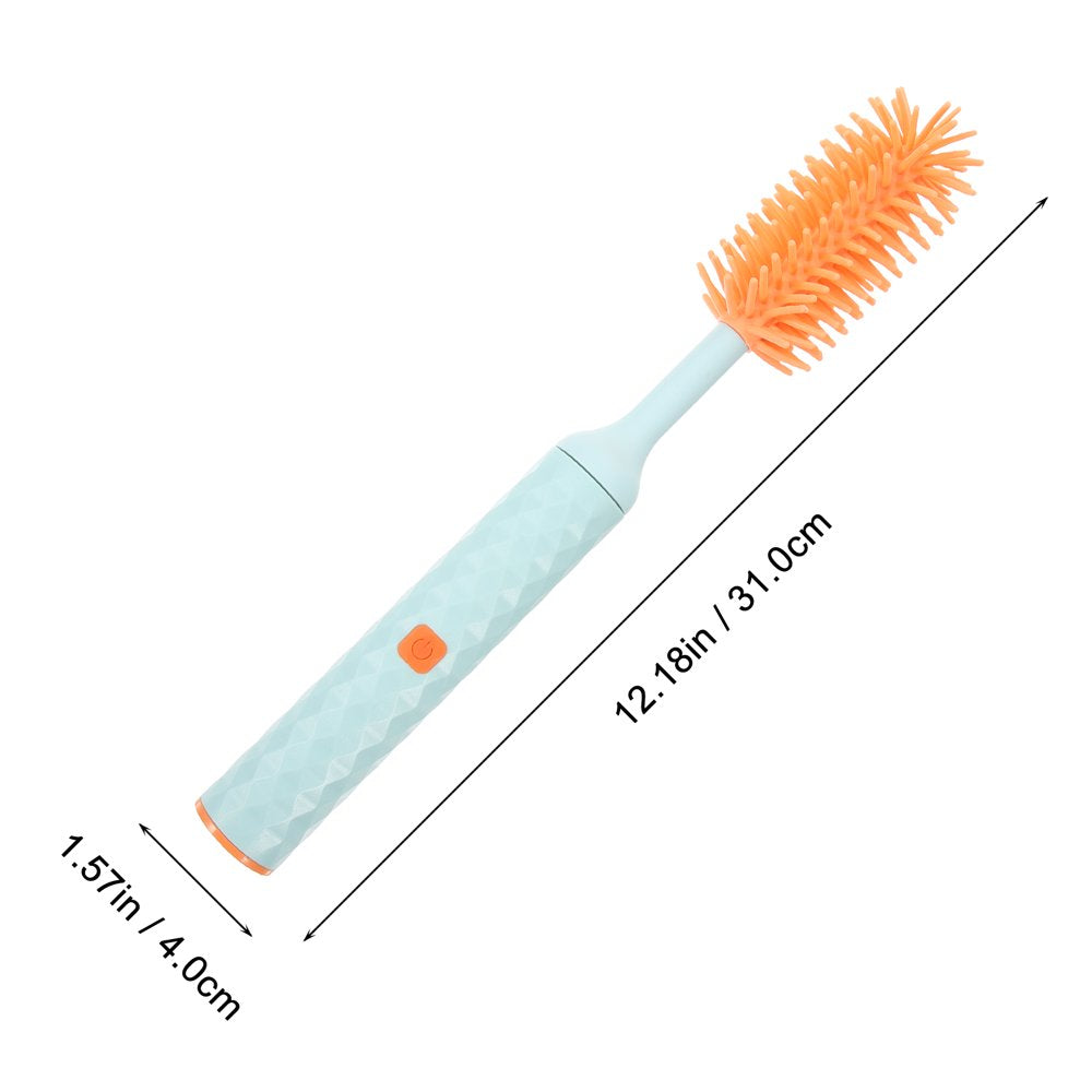 Baby Bottle Brush,1 Set Baby Bottle Cleaning Brush Milk Bottle Brush Electric Cleaning Brushes