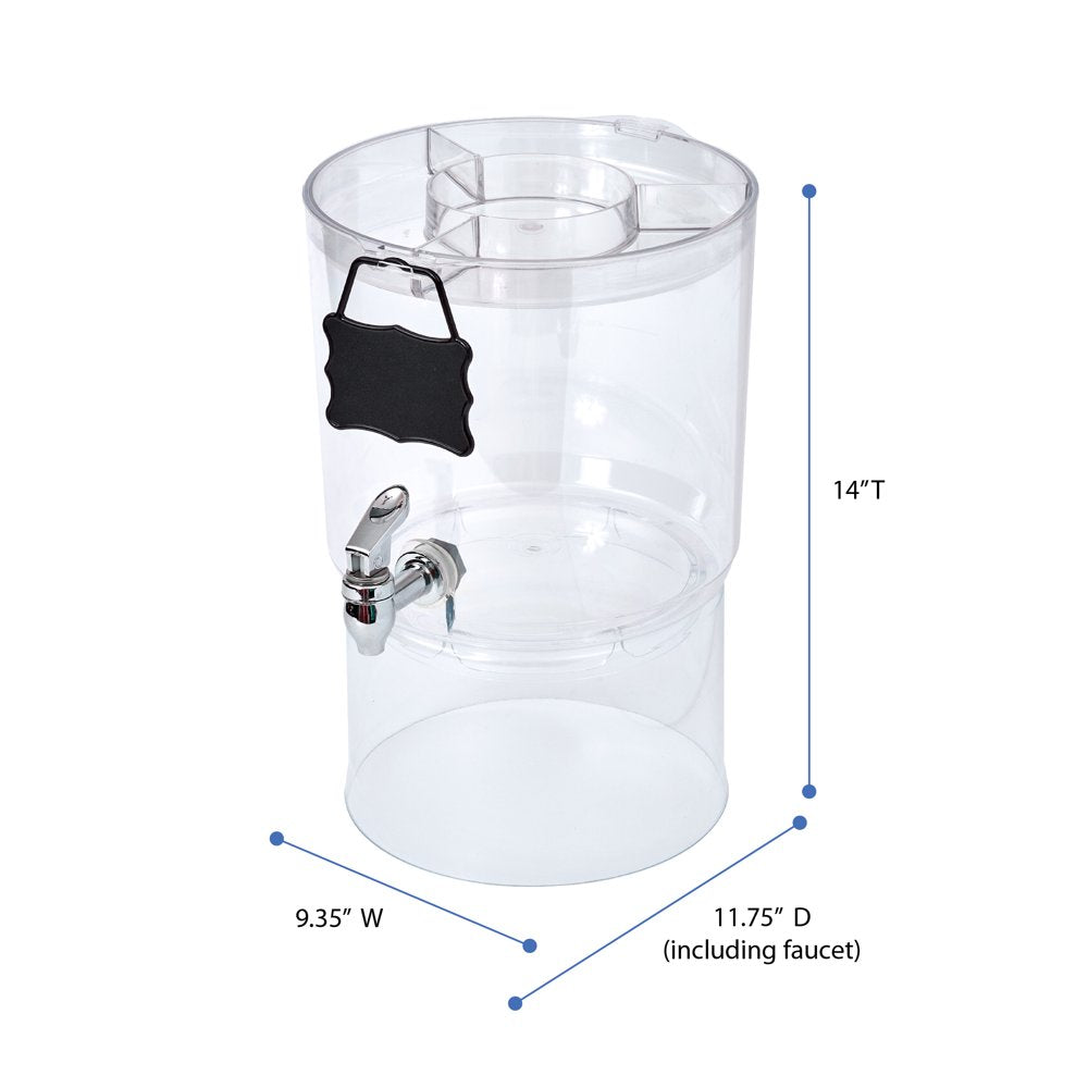 2.0 Gallon Party Top Beverage Dispenser, Clear