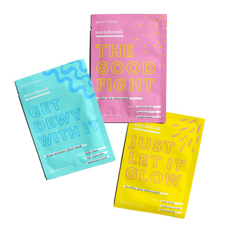 All the Feels Sheet Moodmask Trio for Dry Skin, (3 Pack)