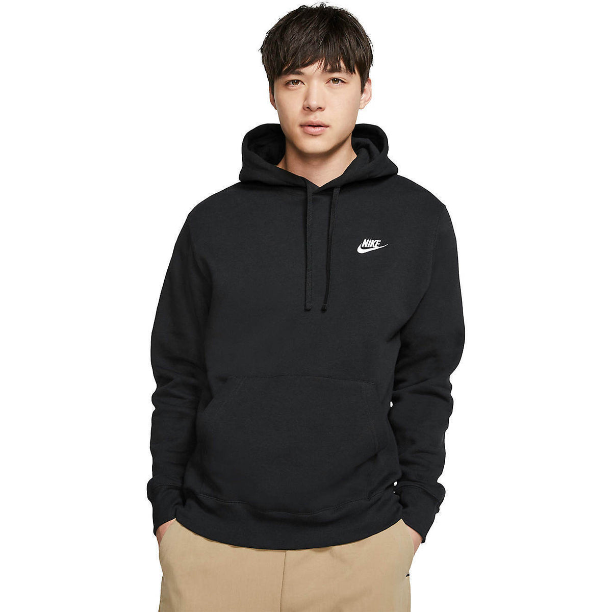 New Mens Nike Gym Athletic Embroidered Club Hoodie Hooded Sweatshirt Pullover