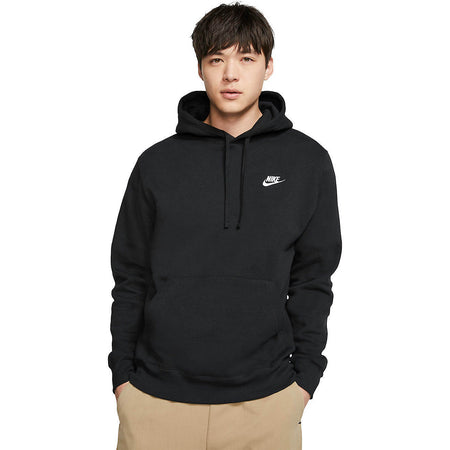 New Mens Nike Gym Athletic Embroidered Club Hoodie Hooded Sweatshirt Pullover