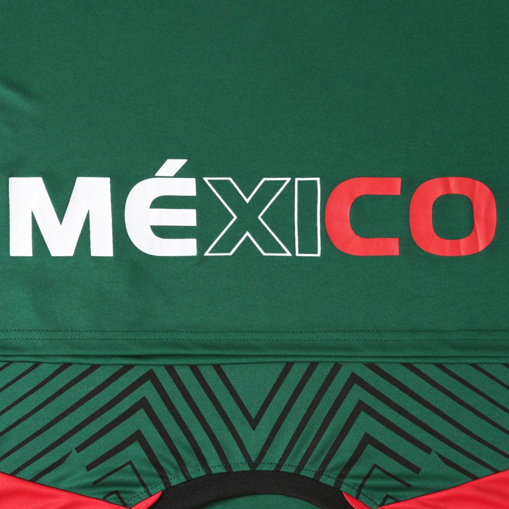 Men'S Mexico Football Soccer Pullover National Team Quick Dry Jersey Shirt