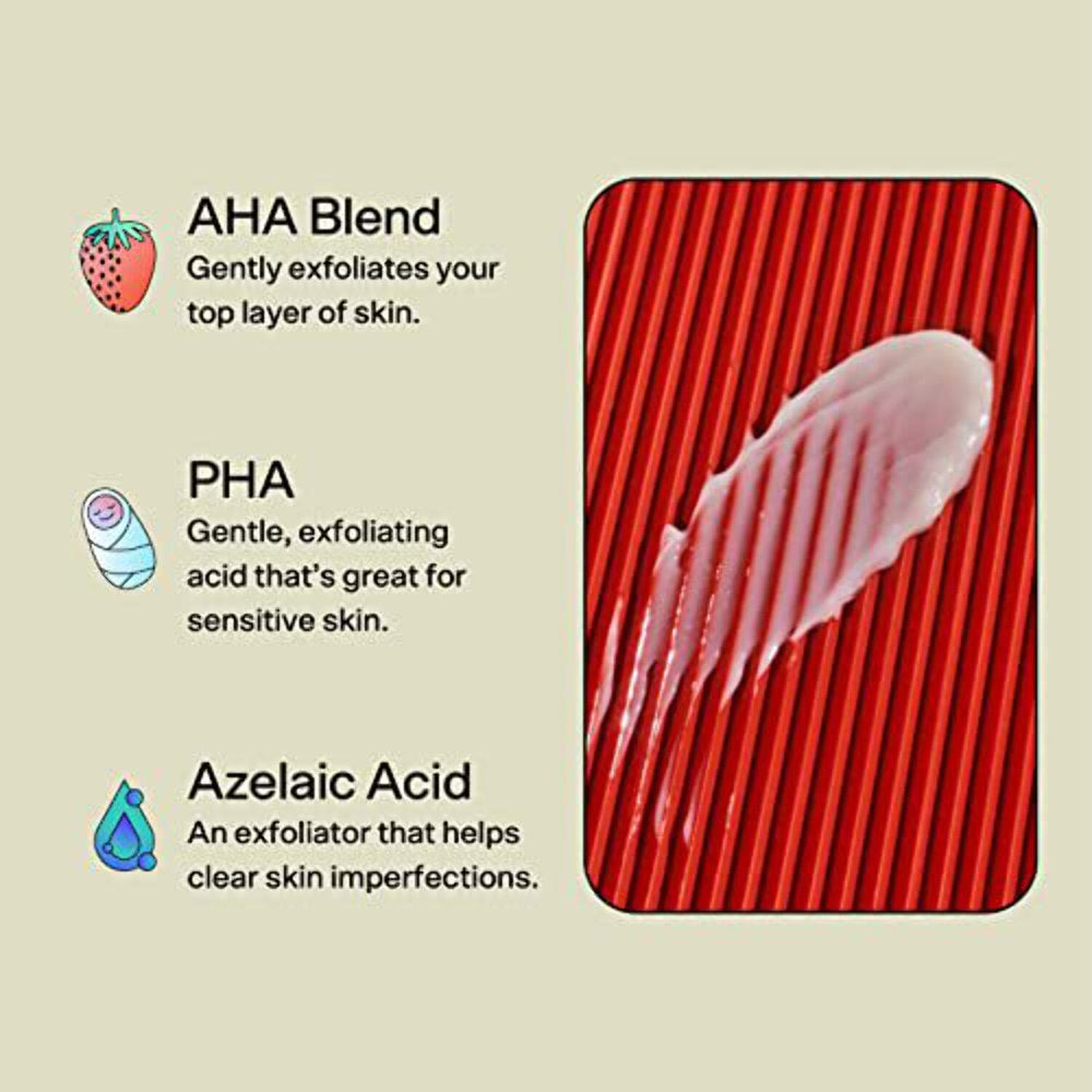 Deep Dive AHA + PHA Exfoliating Mask, All Skin Types, Wash-Off Mask, 1.52 Fl Oz / 45Ml