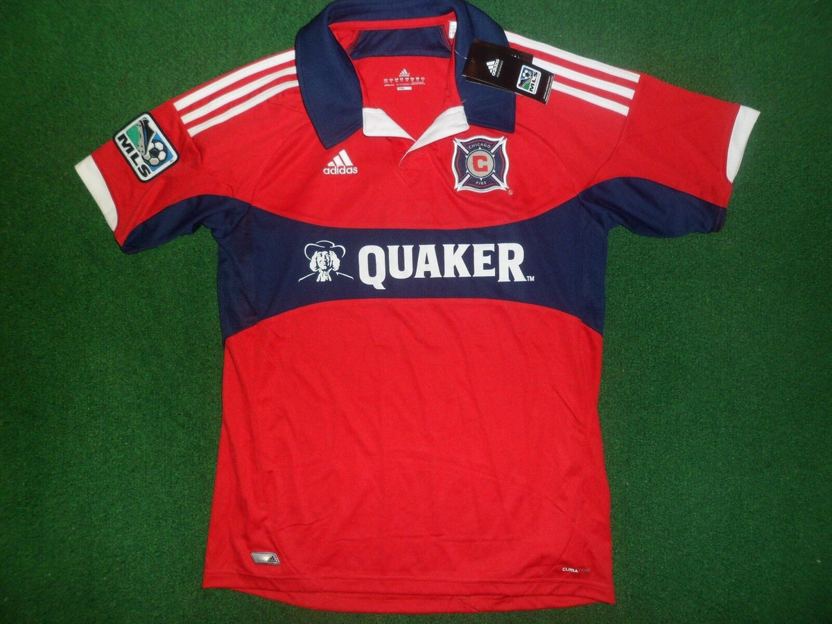 NEW adidas YOUTH MLS CHICAGO FIRE HOME SOCCER JERSEY ~YOUTH XL~ #X13604