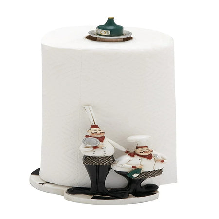 6" X 13" White Polystone Chef Paper Towel Holder, 1-Piece