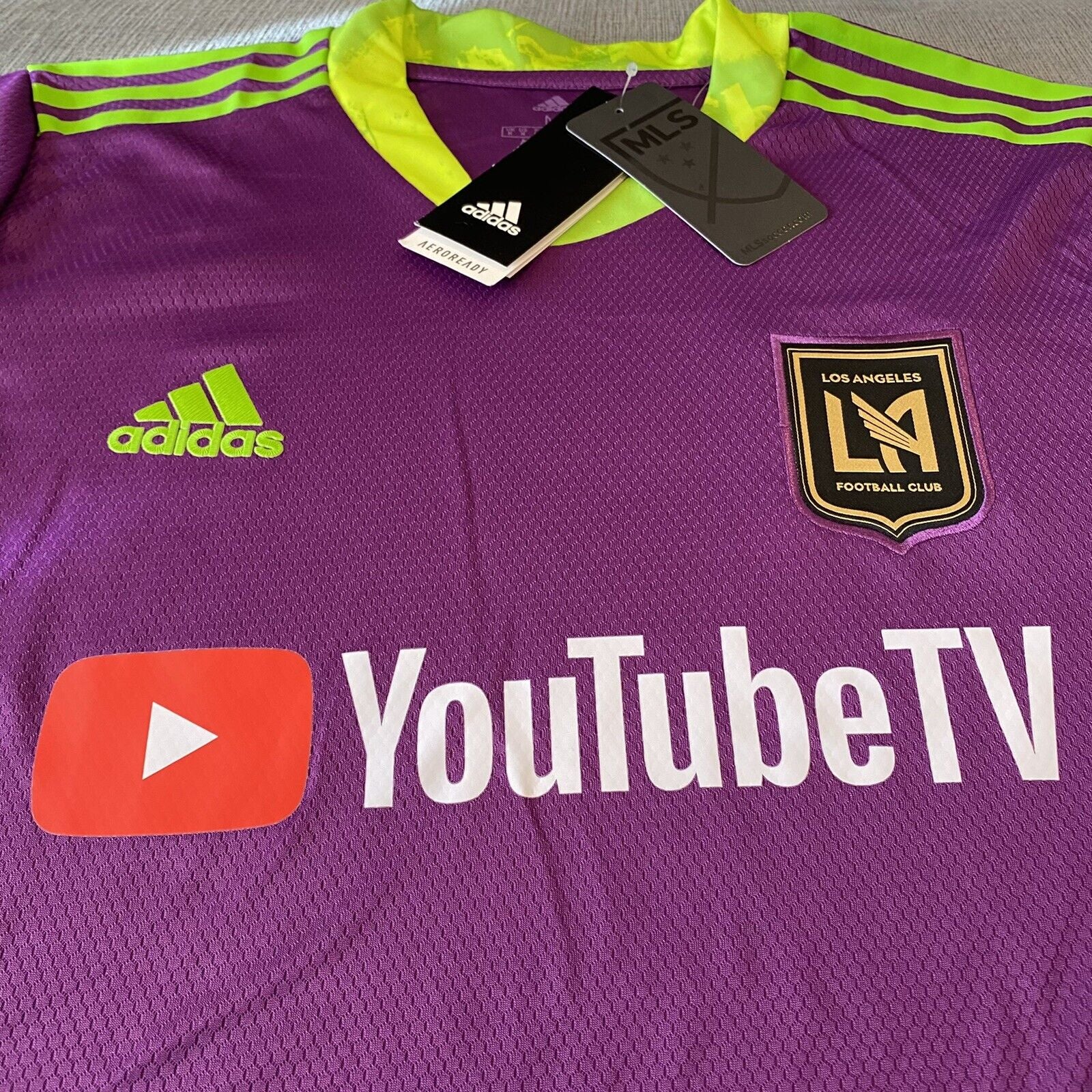 Adidas Adipro 20 GK L Goalkeeper Jersey LAFC MLS Soccer Men’S Size M L New