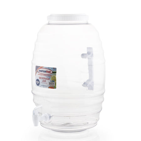 5 Gallon Vitrolero White Beverage Dispenser