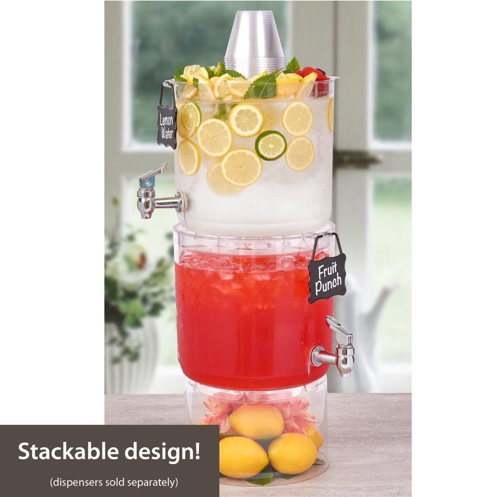 2.0 Gallon Party Top Beverage Dispenser, Clear