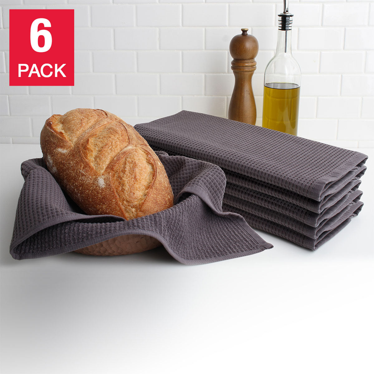 Turkish Kitchen Towels, 6-Piece Set