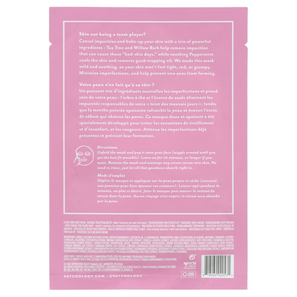 Moodmask the Good Fight Sheet Mask, 0.705 Oz