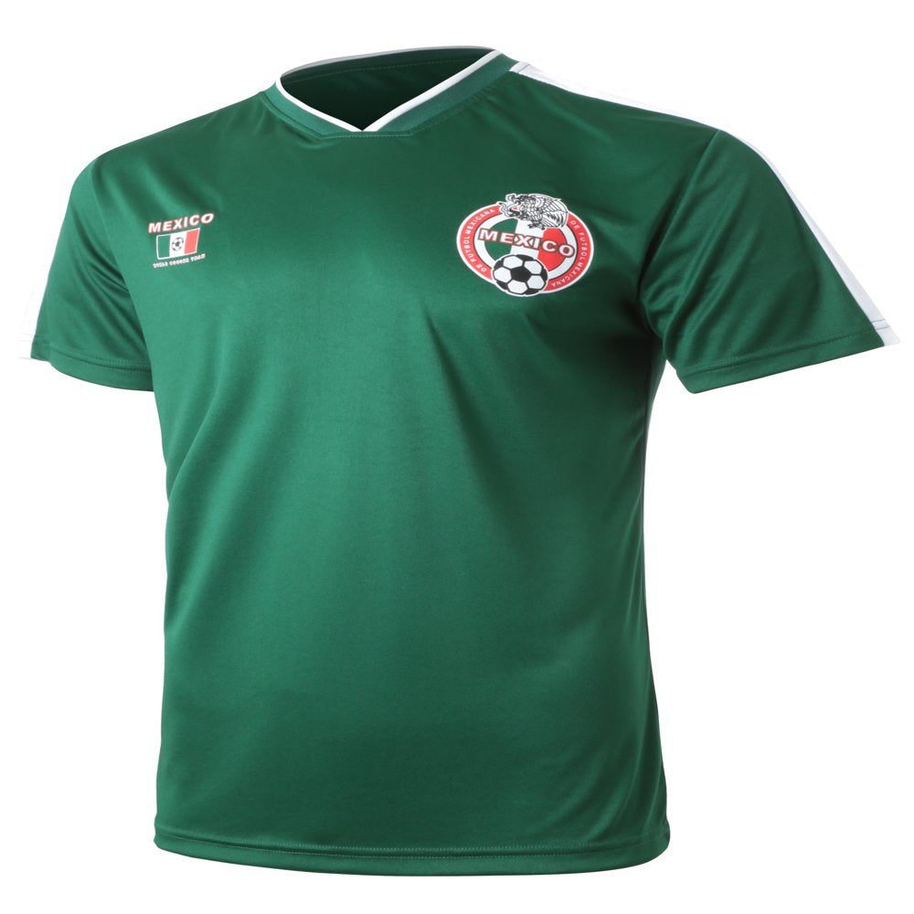 National Mexico Soccer Jersey Team Uniform World Futbol Top