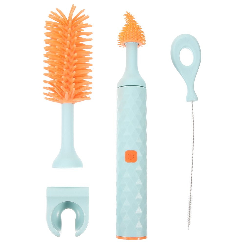 Baby Bottle Brush,1 Set Baby Bottle Cleaning Brush Milk Bottle Brush Electric Cleaning Brushes