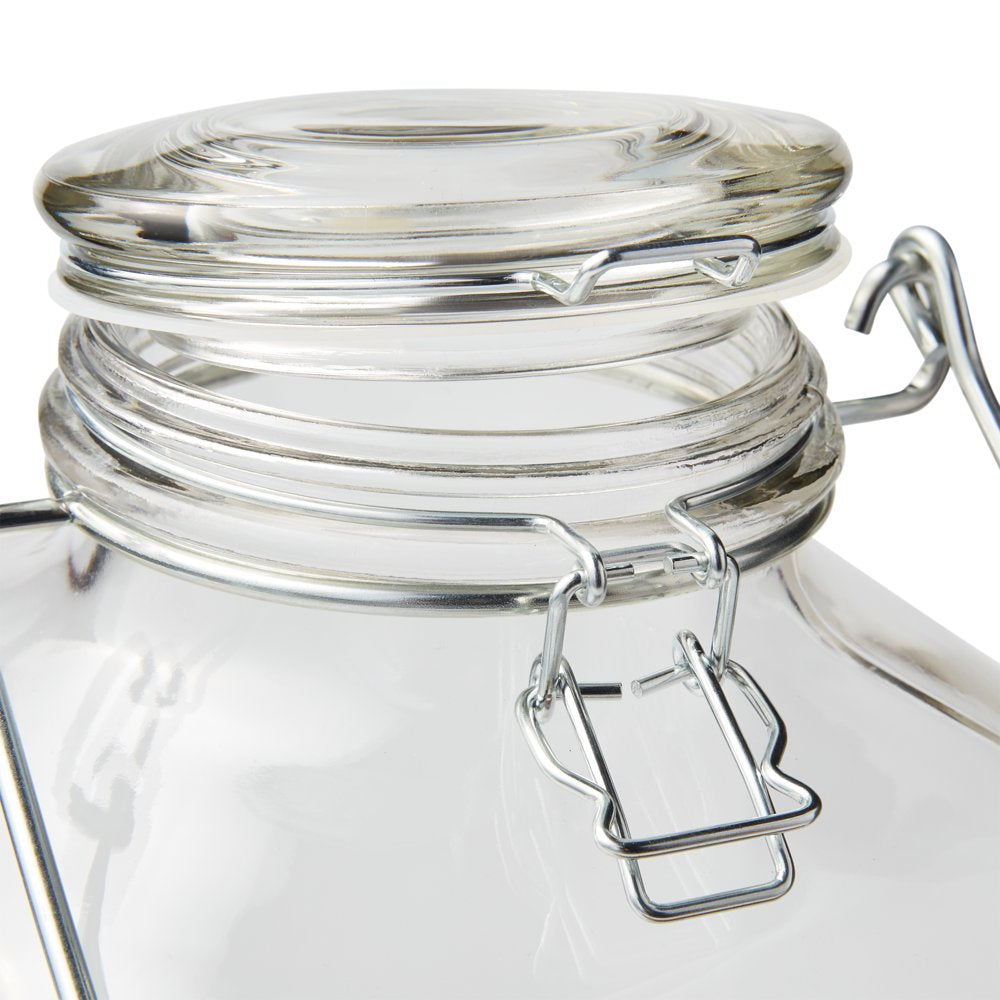 Glass 2-Gallon Beverage Dispenser with Glass Clamp Lid