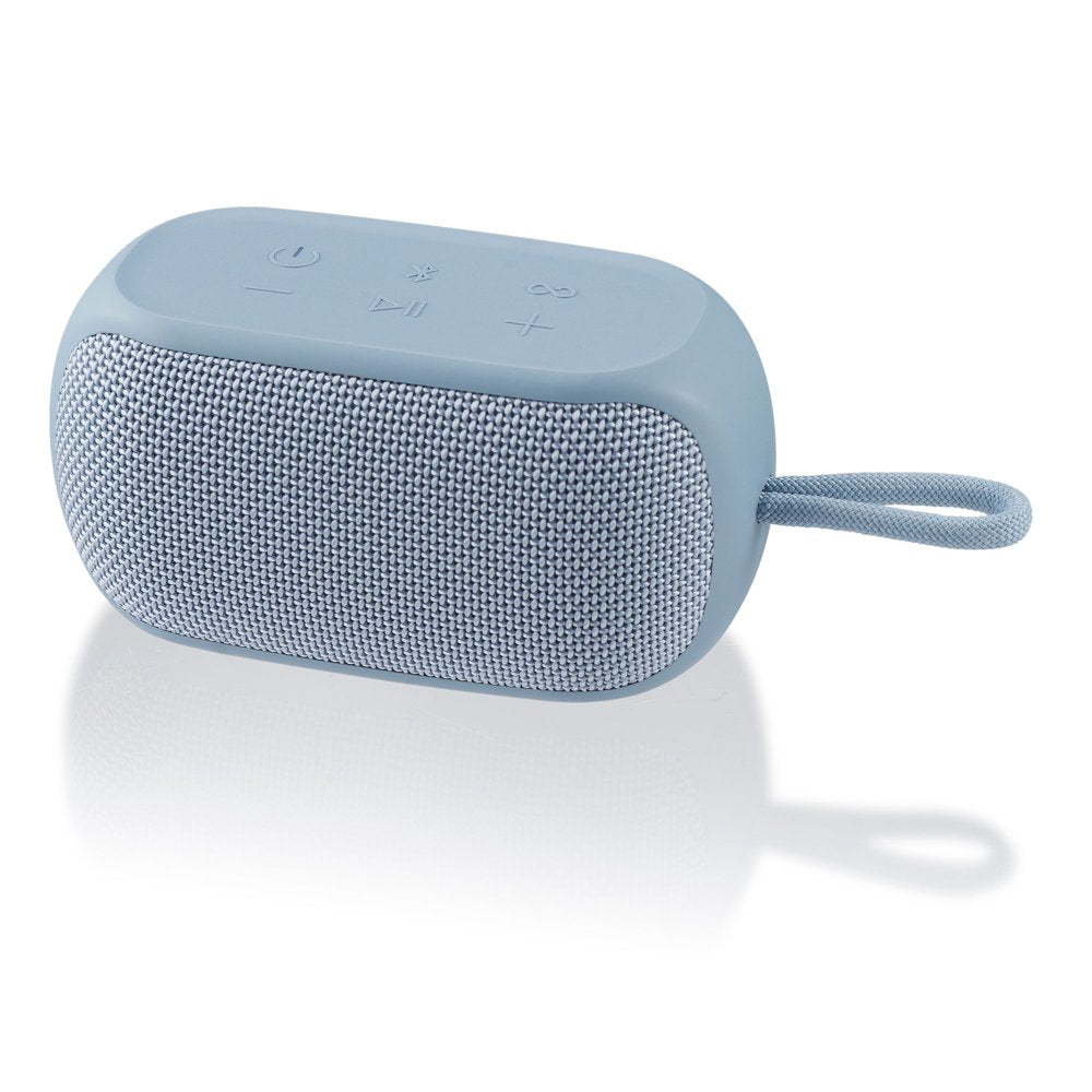 Small Rugged Speaker with Bluetooth Wireless Technology, Blue