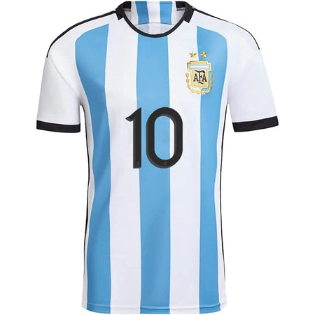 2022 Argentina Soccer Team Jersey #10 Shirt/Jersey/Shorts for Men Adult Sizes