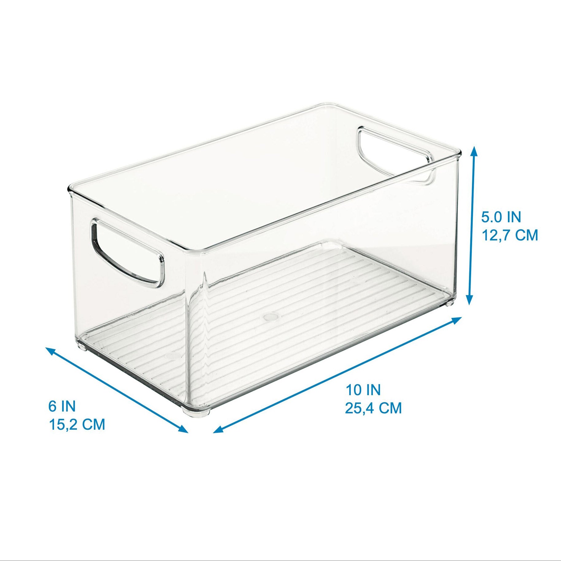 Linus Plastic Fridge/Pantry Kitchen Organizer Bins, Set of 4