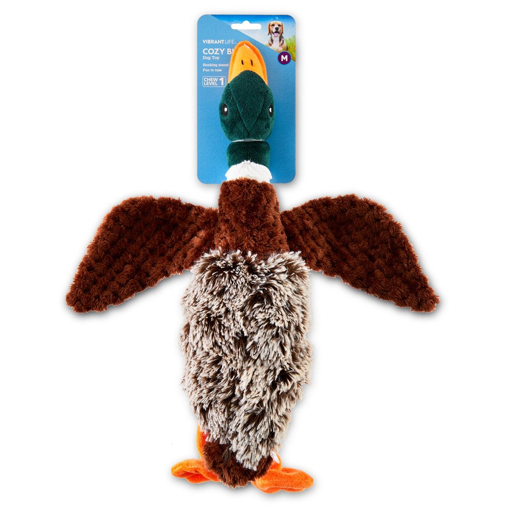 Plush Duck Dog Toy with Honker