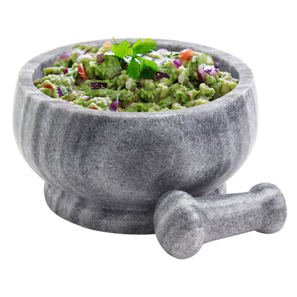 8.5" Marble Mortar & Pestle