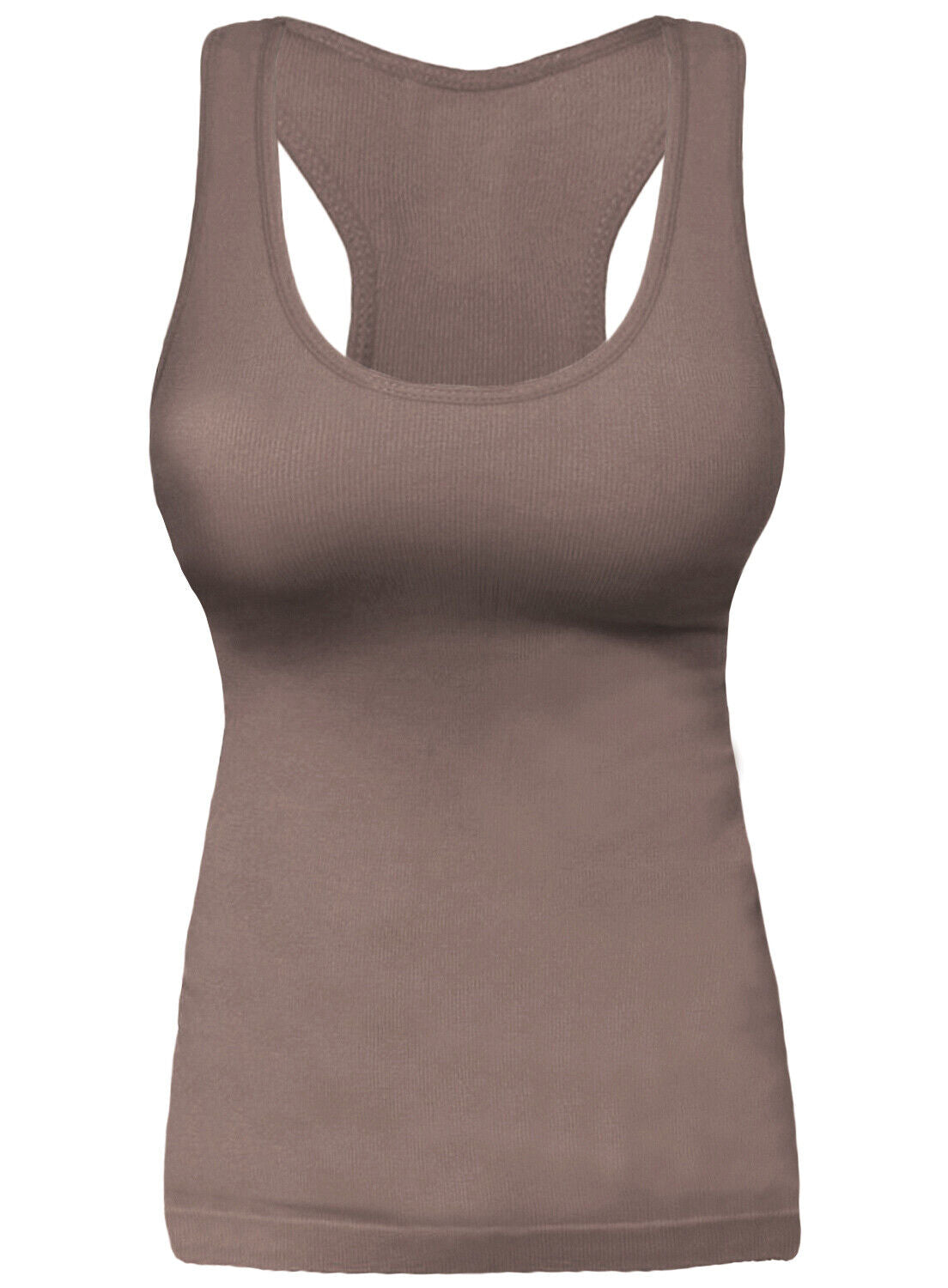 Ribbed Racerback Tank Top Camisole One Size