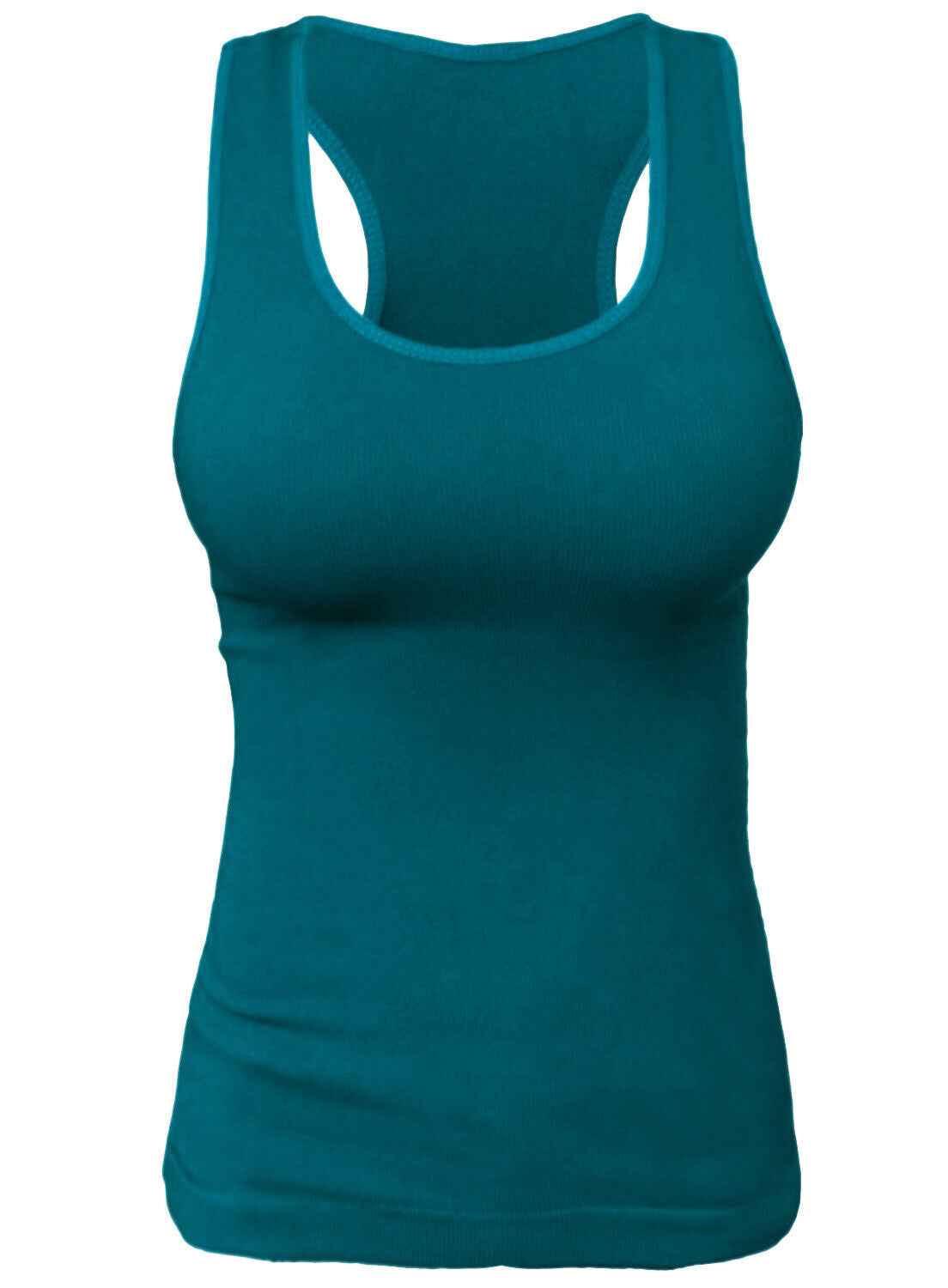 Ribbed Racerback Tank Top Camisole One Size