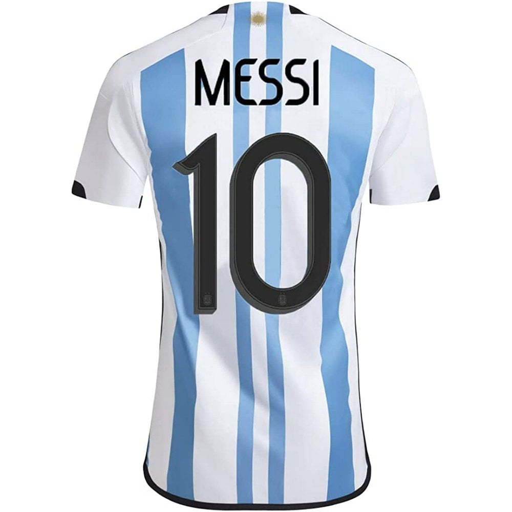 2022 Argentina Soccer Team Jersey #10 Shirt/Jersey/Shorts for Men Adult Sizes