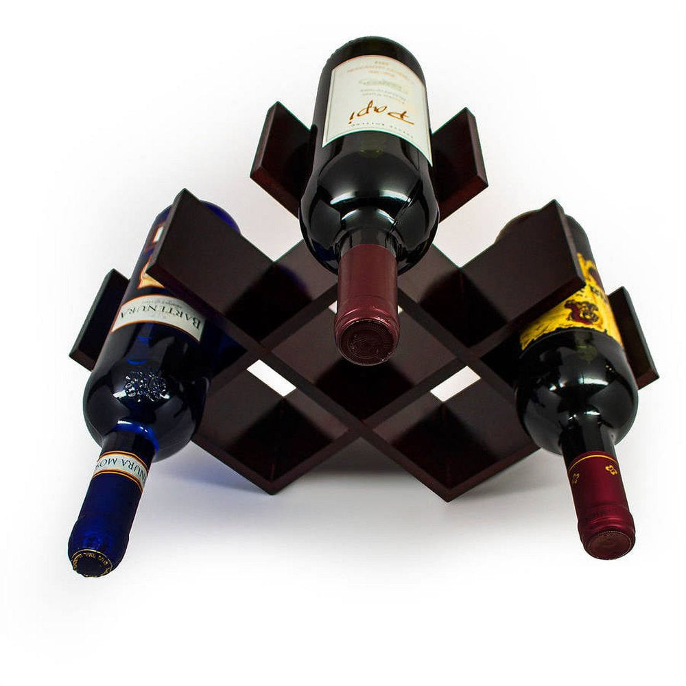 Butterfly Wine Rack, Comfortably Stores 8 Bottles of Your Favorite Wine, Sleek and Chic Looking Wine Rack, Great Addition to Any Space, Minimal Assembly Required