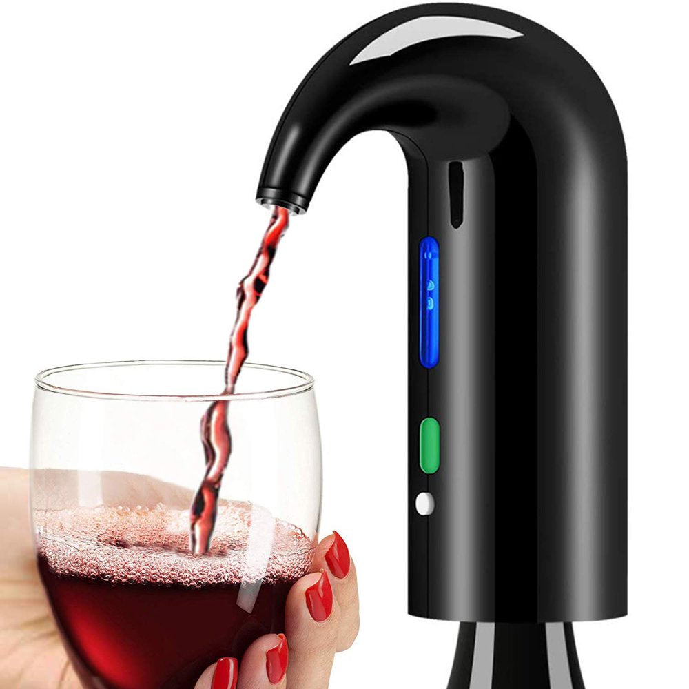 Wine Aerator from  Electric Wine Decanter and Dispenser One Touch Red -White Wine Accessories Aeration Work with Wine Opener for Beginner Enthusiast