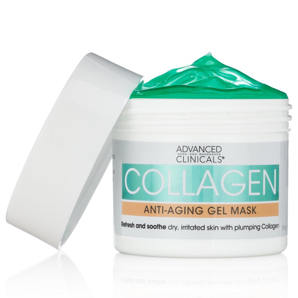 Collagen Anti-Aging Gel Face Mask to Soothe Skin. 5 Fl Oz