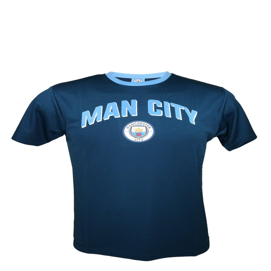 Youth Manchester City Officially Soccer Poly Shirt Jersey -17 YXL