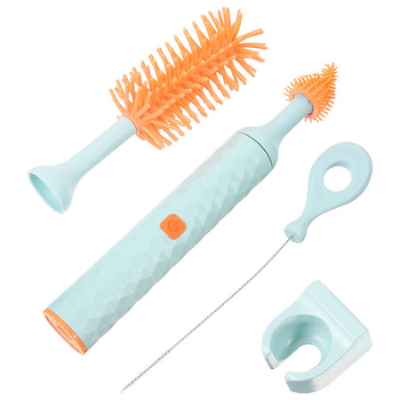 Baby Bottle Brush,1 Set Baby Bottle Cleaning Brush Milk Bottle Brush Electric Cleaning Brushes