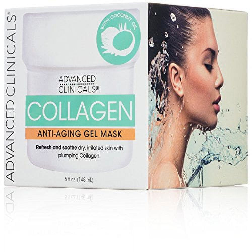 Collagen Anti-Aging Gel Face Mask to Soothe Skin. 5 Fl Oz