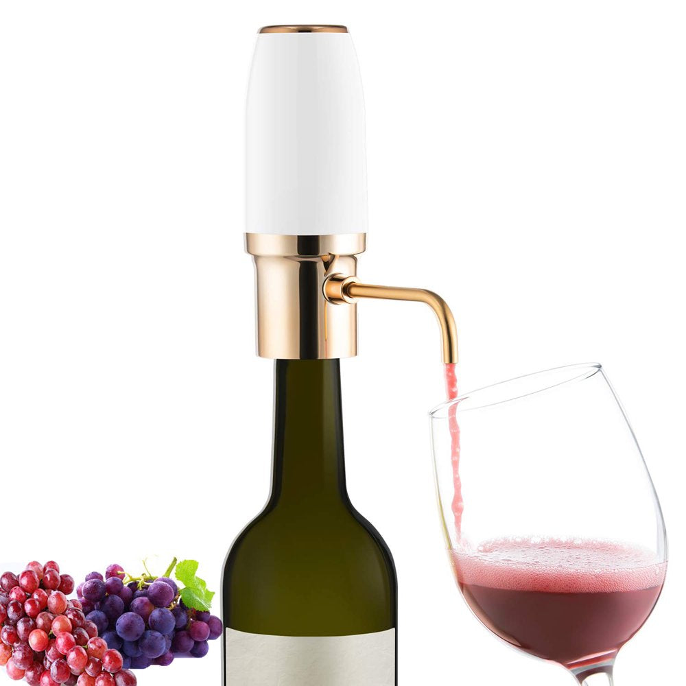 , Automatic Wine Decanter, One Touch Wine Dispenser Wine Pourer, USB Rechargeable, Wine Lover Gifts for Women Men