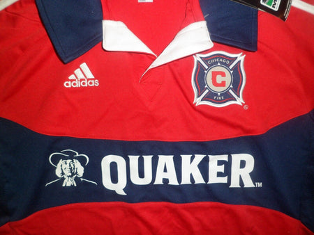 NEW adidas YOUTH MLS CHICAGO FIRE HOME SOCCER JERSEY ~YOUTH XL~ #X13604