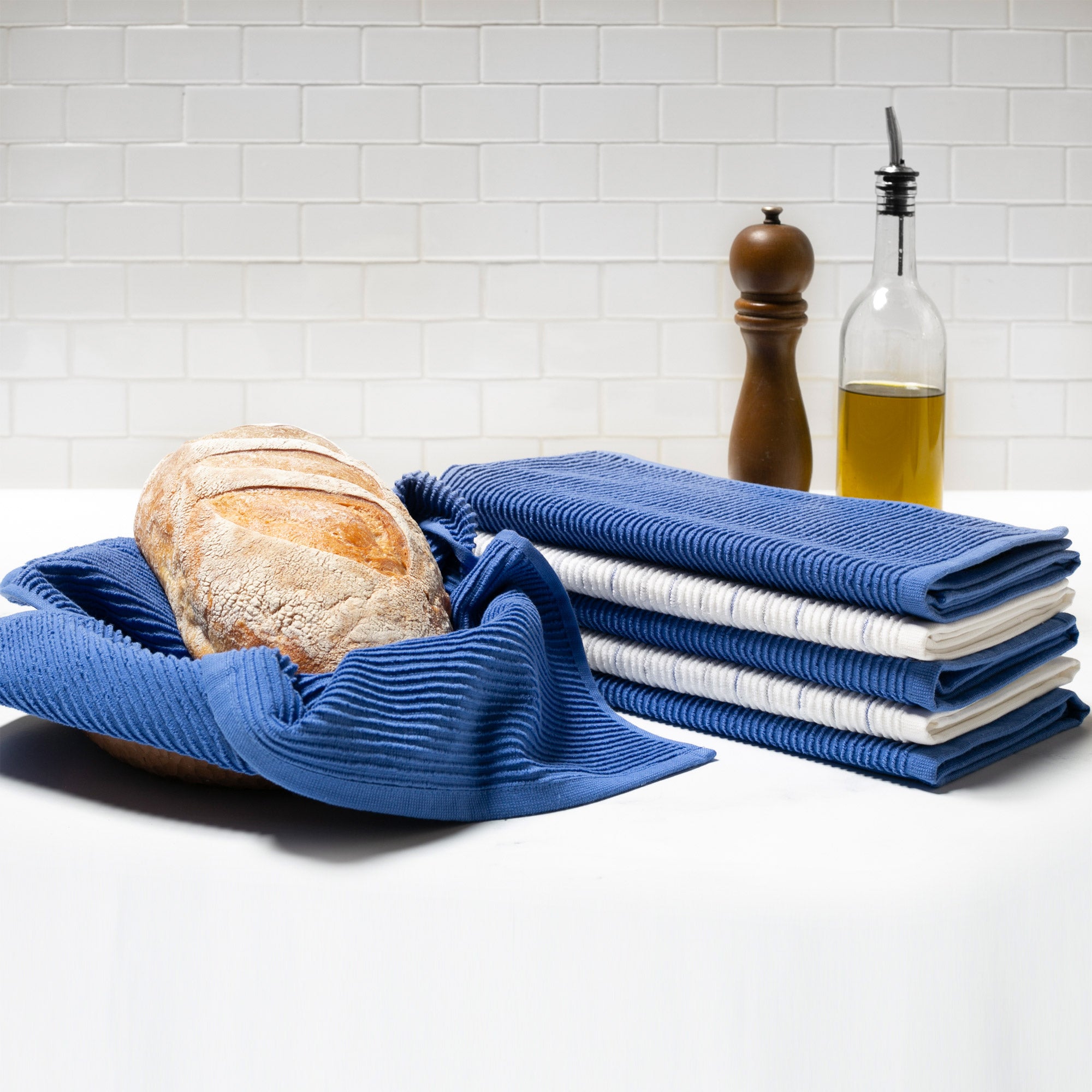 Turkish Towel Company Ridge 6-Piece Set Kitchen Towels