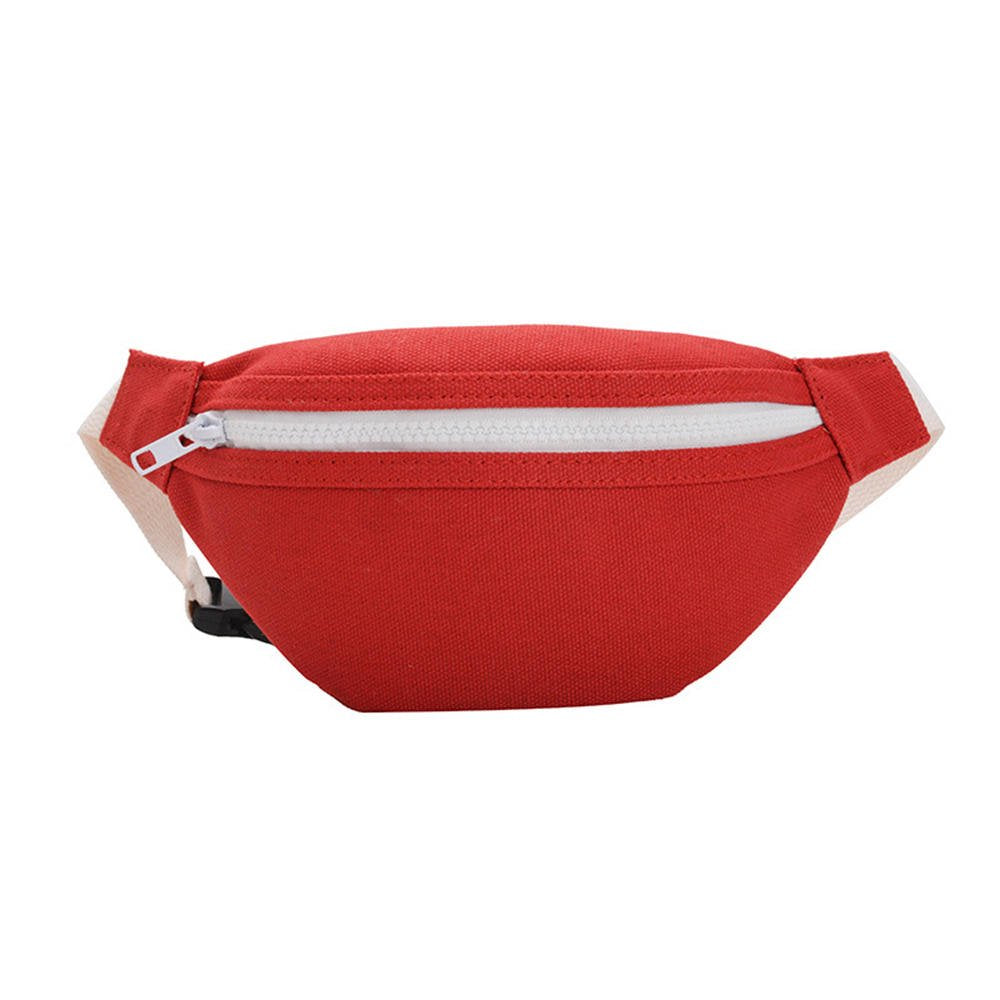 Children'S Mini Waist Bag Canvas Kids Fanny Pack Boys Girls Phone Wallet Chest Bags Baby Belt Bag Waist Packs