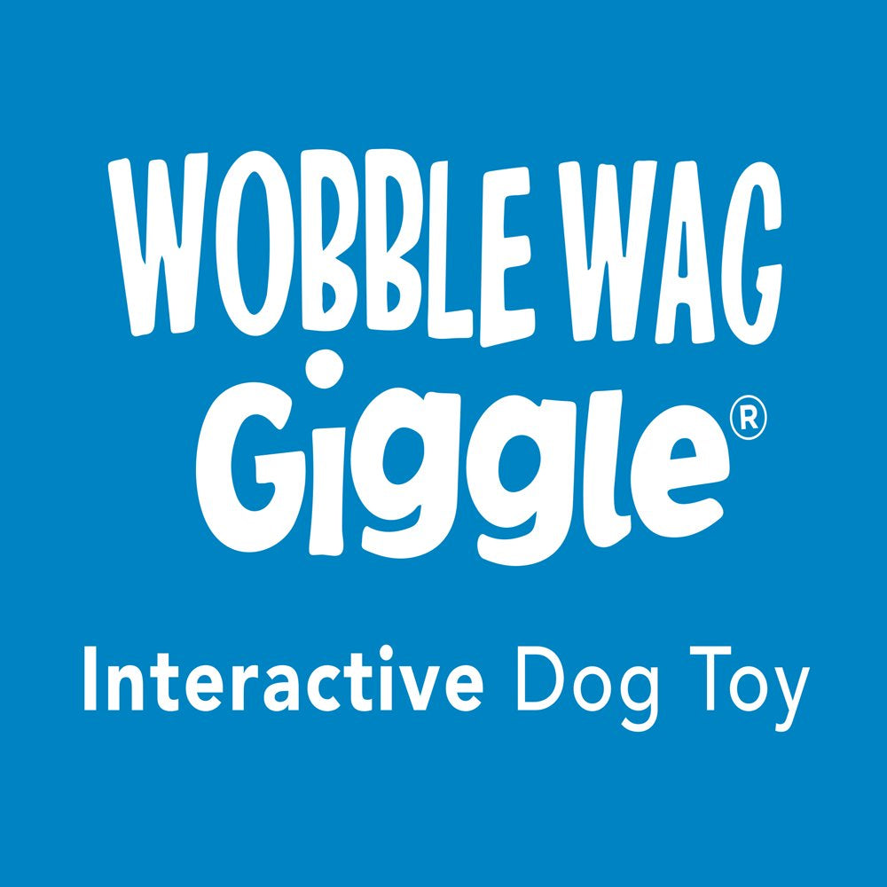 Wobble Wag Giggle Ball Dog Toy, Tear-Resistant, Green