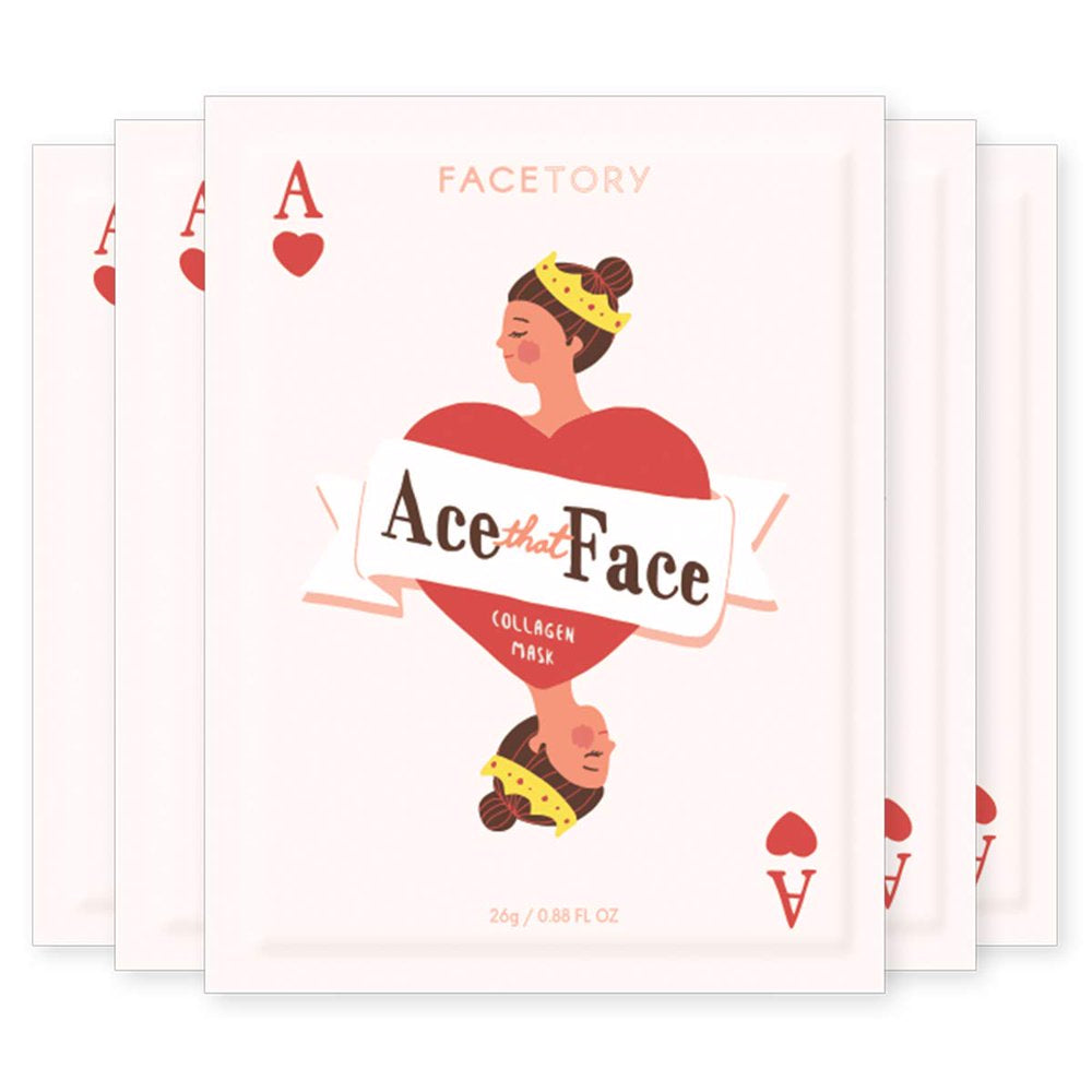 Ace That Face Firming Sheet Mask with Collagen - Pack of 5