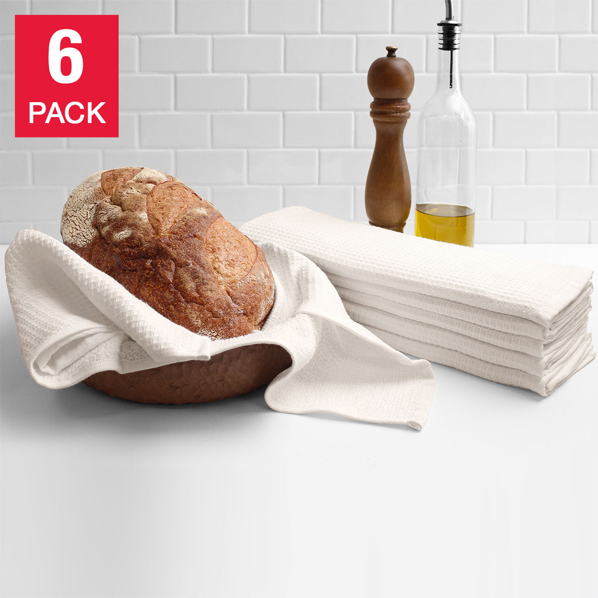 Turkish Kitchen Towels, 6-Piece Set