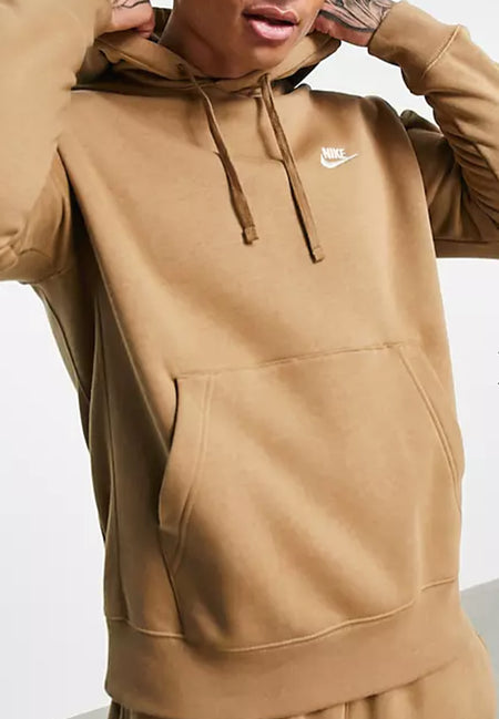 New Mens Nike Gym Athletic Embroidered Club Hoodie Hooded Sweatshirt Pullover