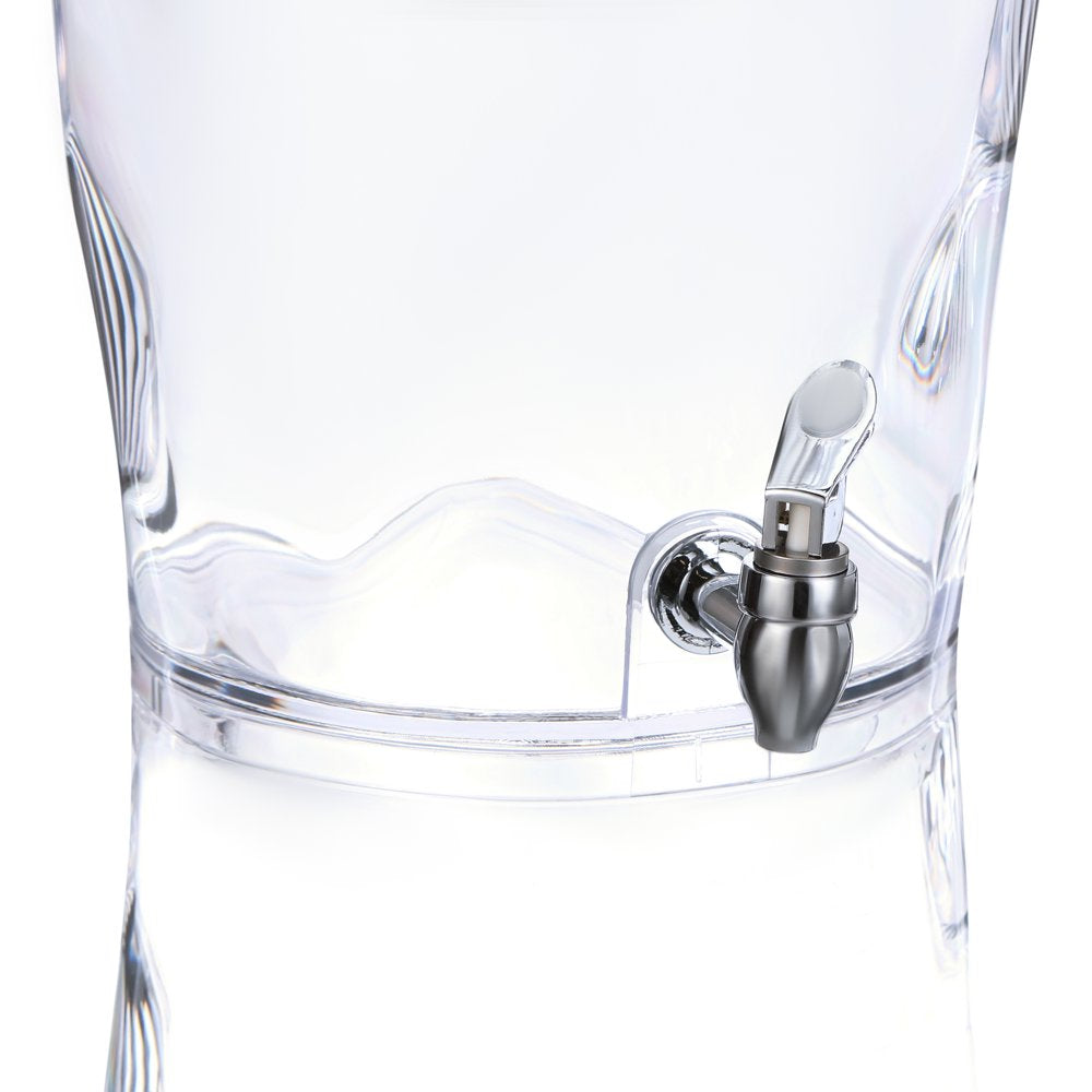 3 Gallon Clear Sculptured Beverage Dispenser