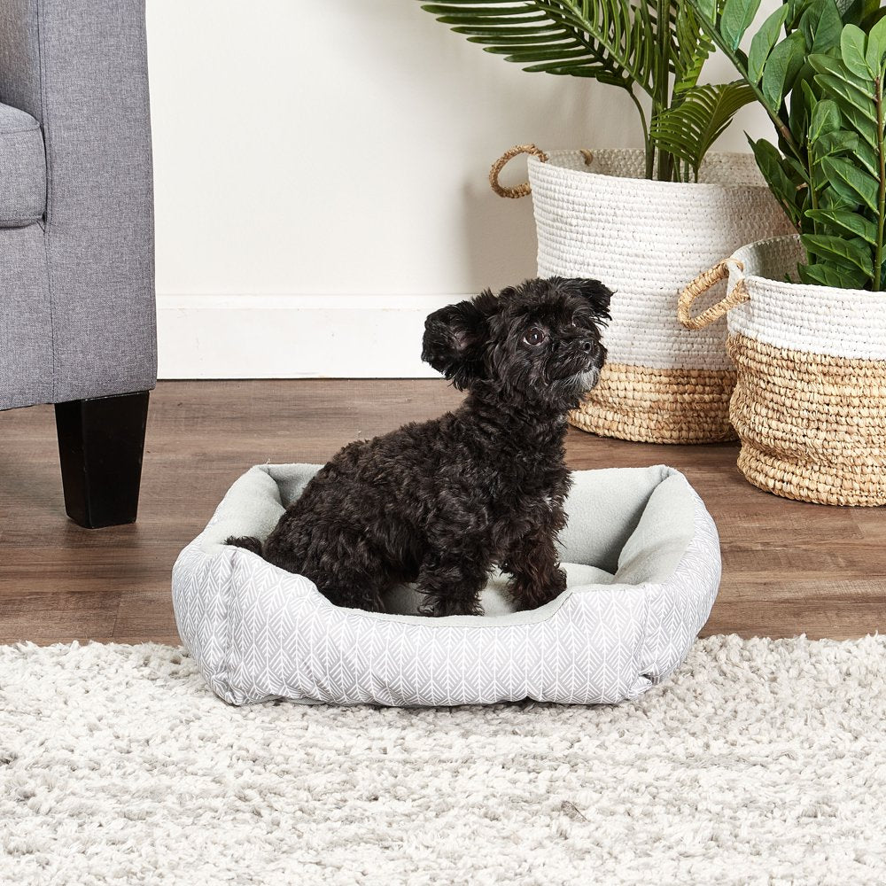 Small Cuddler Dog Bed, 15X19, Gray